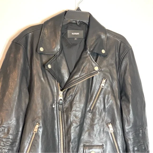 Mackage Finn Leather Moto Men’s Jacket - Picture 5 of 16